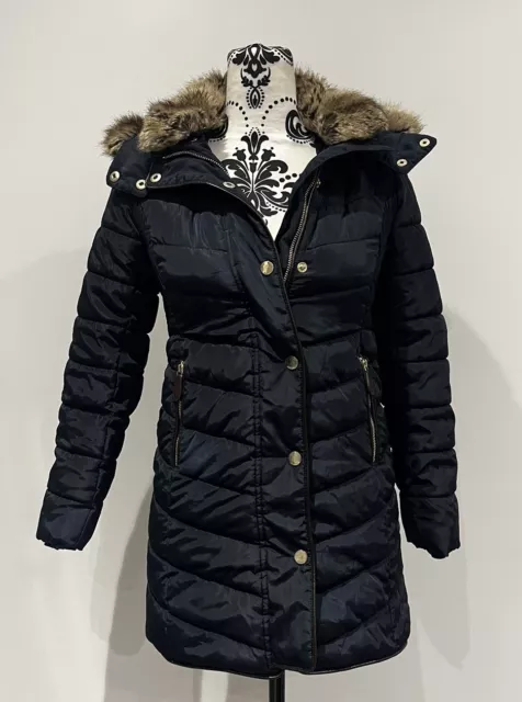 Joules caldecott coat online black