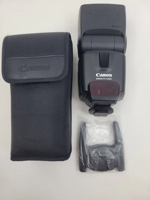 Canon 430 EX II Speedlite Flashgun Flash Tested Working PLUS Case