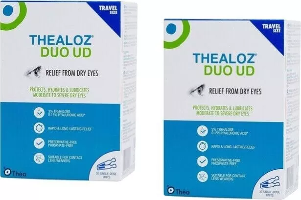 2x THEA Thealoz duo UD 30x single dose vials