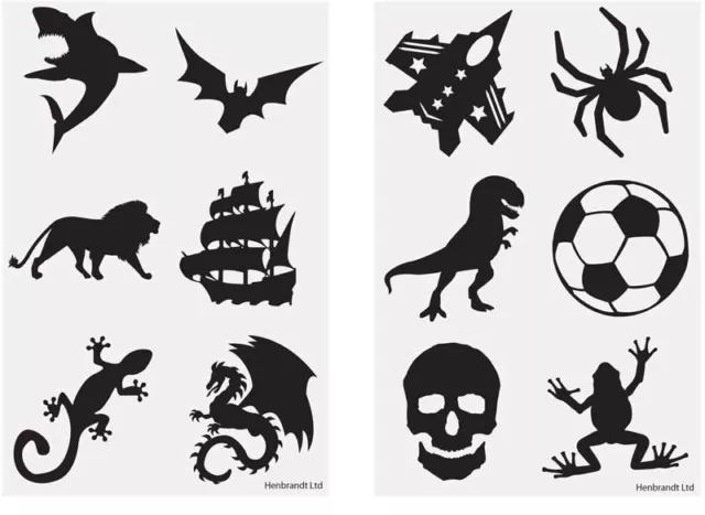 Kids Boys Tattoos Children's Party Bag Fillers Boys Girls Temporary Tattoo