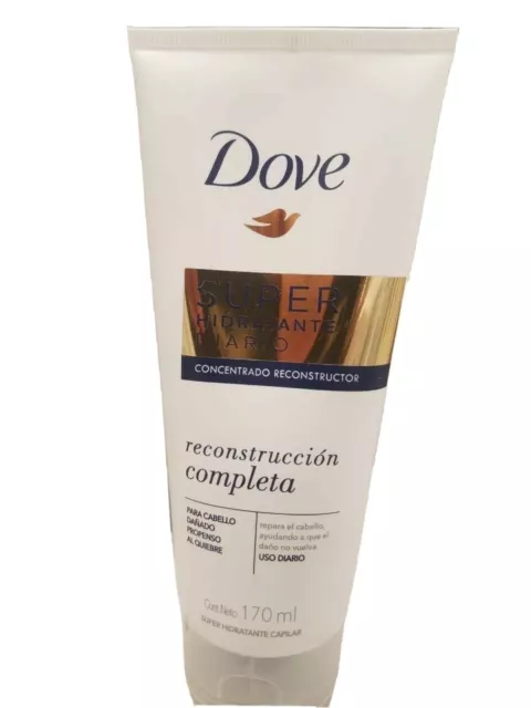 DOVE Super Acondicionador Hidratante Diario Reconstrucción Completa 170ml