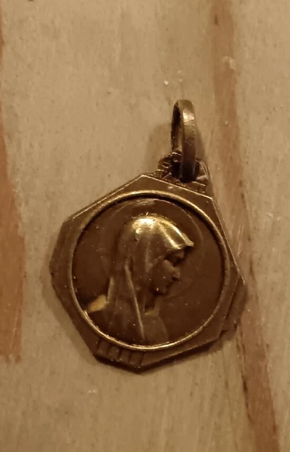 Broche Vintage Années 30 Style Art Déco - Métal Doré Occasion