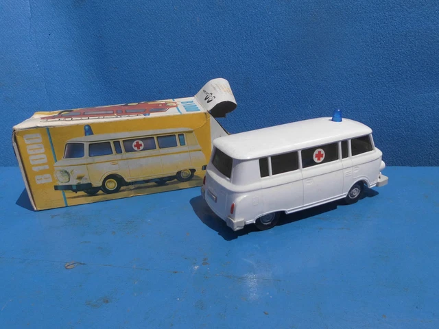 DDR SPIELZEUG ANKER / Piko Barkas - B1000 Fensterbus Rot Rarität EUR 49