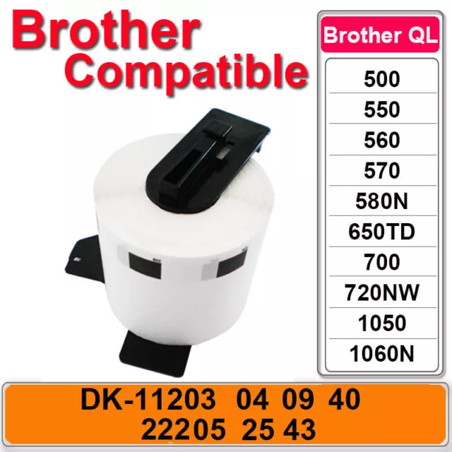 Compatible Brother Roll Label with Frame for Address Shipping Label Printer