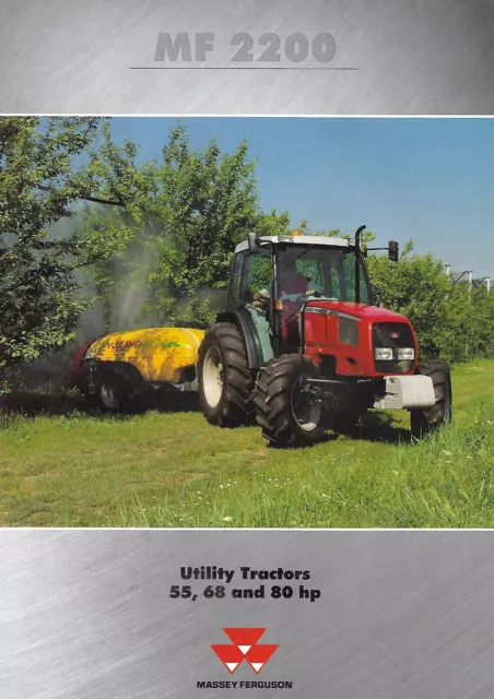 Farm Tractor Brochure - Massey Ferguson - 2210 2225 2235 - 2002 (F8549)