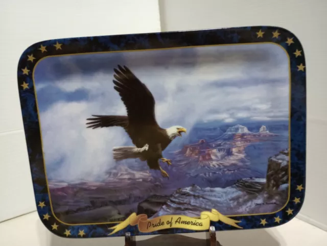 The Bradford Exchange Eagle Plate 1995 Pride of America Limited Edition