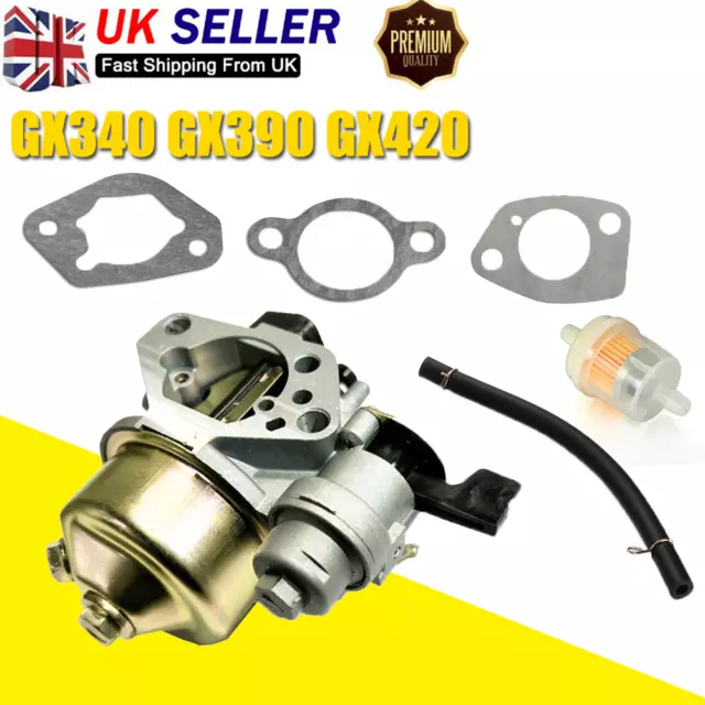 Butom GX390 Carburetor for Honda GX 390 GX340 13HP 11HP Engine Replace  16100-ZF6-V01 with Fuel Filter Gasket : Patio, Lawn & Garden 