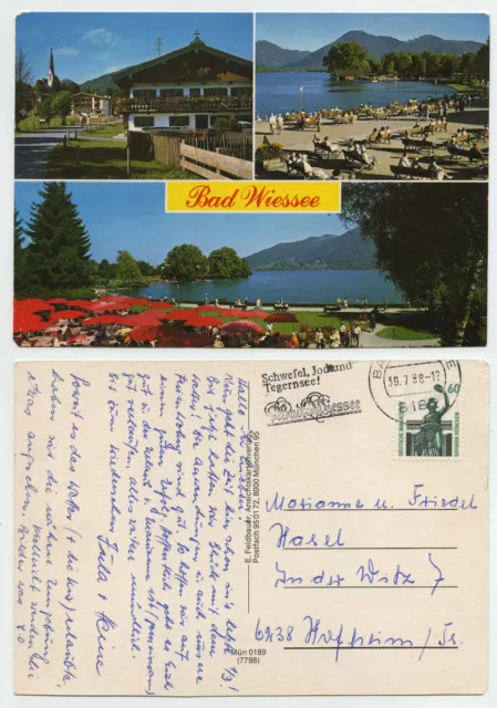 49773 - Bad Wiessee - Ansichtskarte, gelaufen 30.7.1988