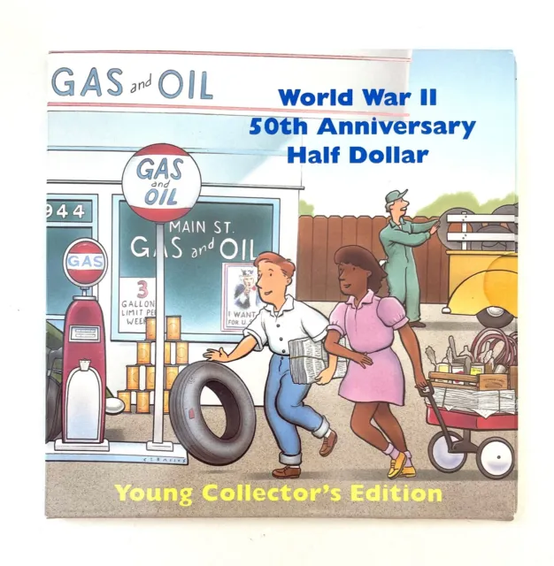 WWII 50th Anniv. Young Collectors Edition - 1991-1995 Commemorative Half Dollar