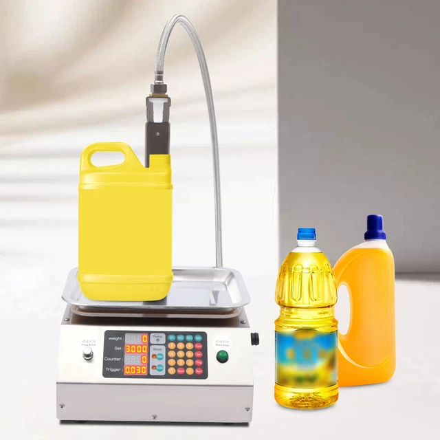 Liquid Filling Machine Automatic Bottle Filler Weighing Filler Microcomputer USA