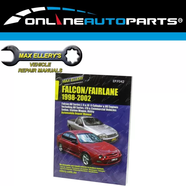WORKSHOP CAR REPAIR Manual for Ford AU Falcon XR6 XR8 Sedan Wagon Ute Book  $54.95 - PicClick AU