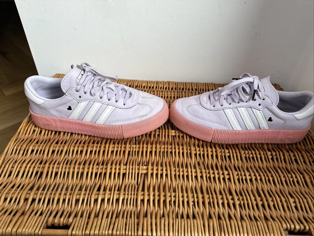 ADIDAS SAMBA ROSE Orchid Tint Womens Sneakers. Size UK 7 59.50