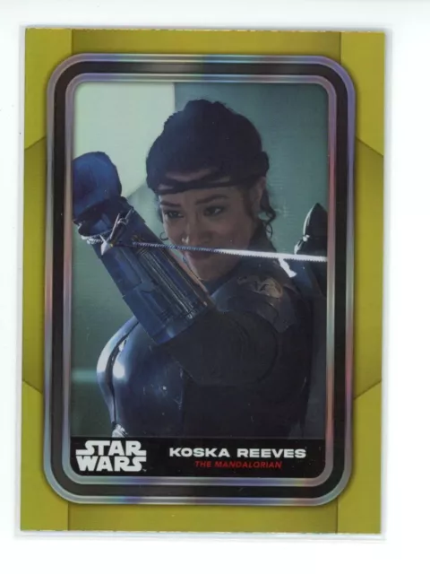 2023 Topps Star Wars Flagship Koska Reeves #19 - Gold Foil