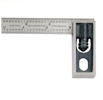 STARRETT 13A Inch Reading Double Square with Graduated Blade