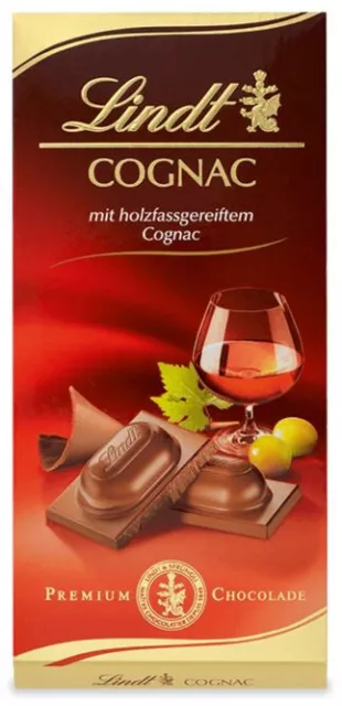 5x TAVOLETTE ALCOLICHE LINDT | 5x100g | prugna ciliegia Marille Williams cognac 500g 2