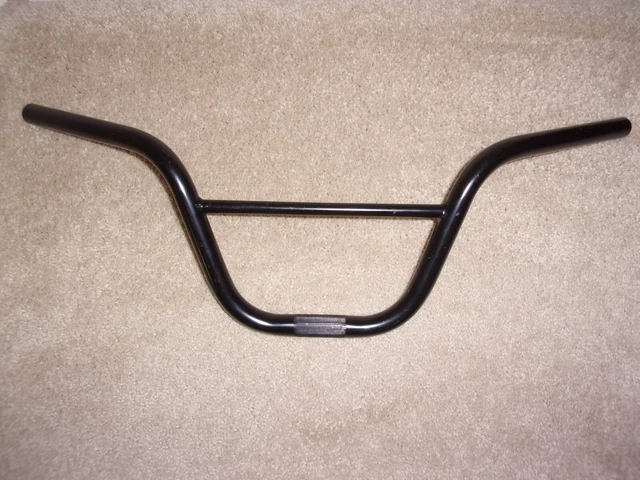 Black NOS Old School BMX Handlebars Ashtabula 70s Style Motomag Schwinn Mongoose Black NOS Old School BMX Handlebars Ashtabula 70s Style Motomag Schwinn Mongoose