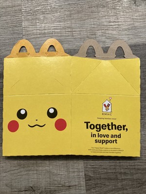 mcdonalds happy meal pikachu box