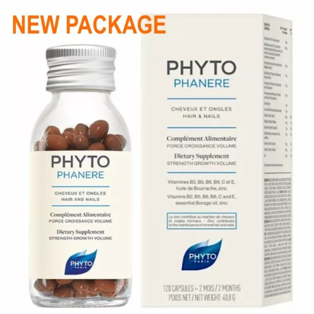 Phyto Phytophanere Hair & Nails Supplements 120 caps