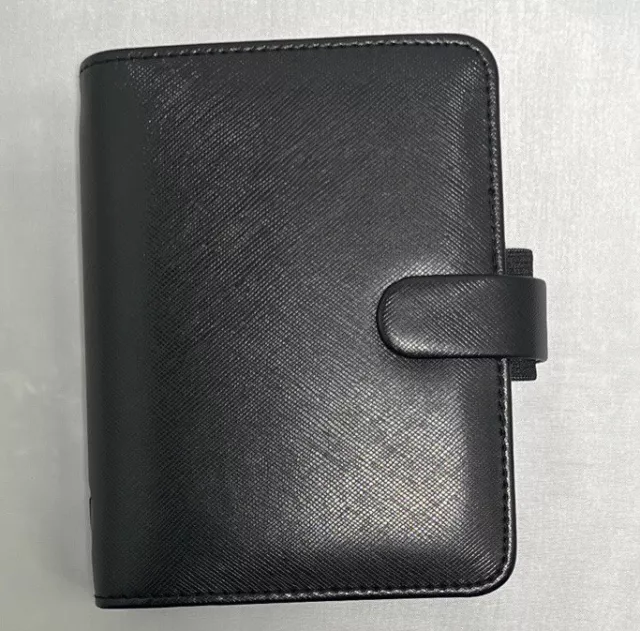 Filofax  Pocket Size Saffiano Organizer Black