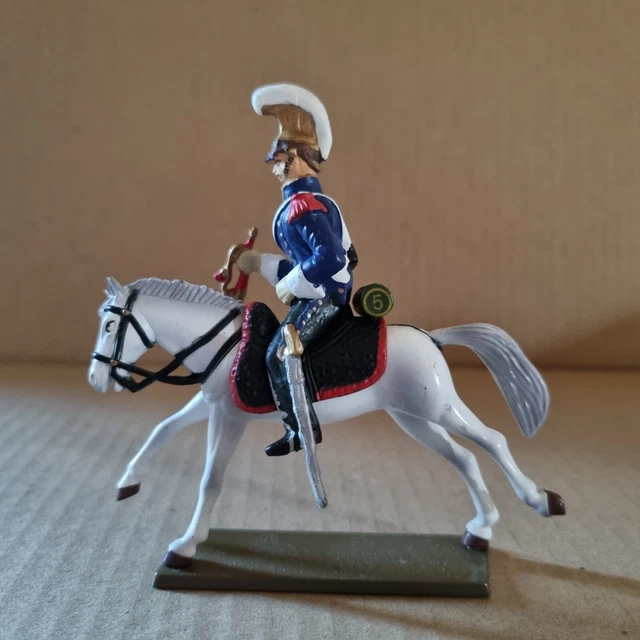 CAVALIER EMPIRE NAPOLÉON trompette 21° régiment dragons plastique