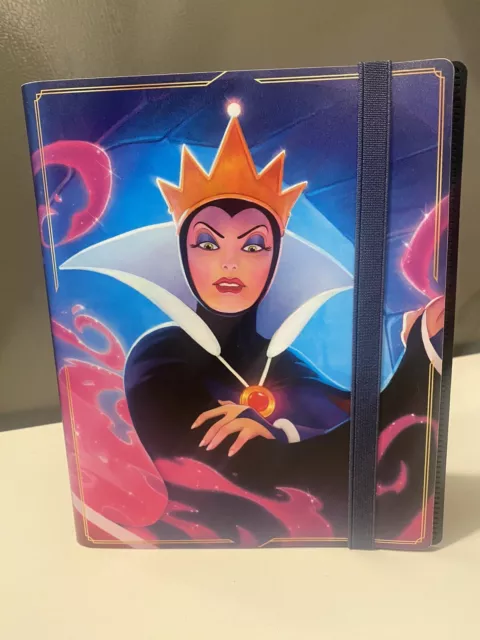Disney Lorcana TCG The Evil Queen Lorebook Card Portfolio Binder