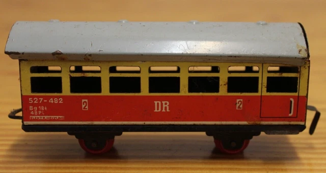 Personenwagen MSW MSB Stadtilm Weimar , Blech DDR.-alt-