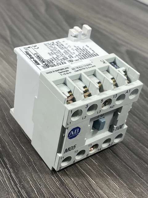 Allen Bradley 100-MO5ND3 Ser A Non-Reversing IEC Contactor 5A 120VAC - USA
