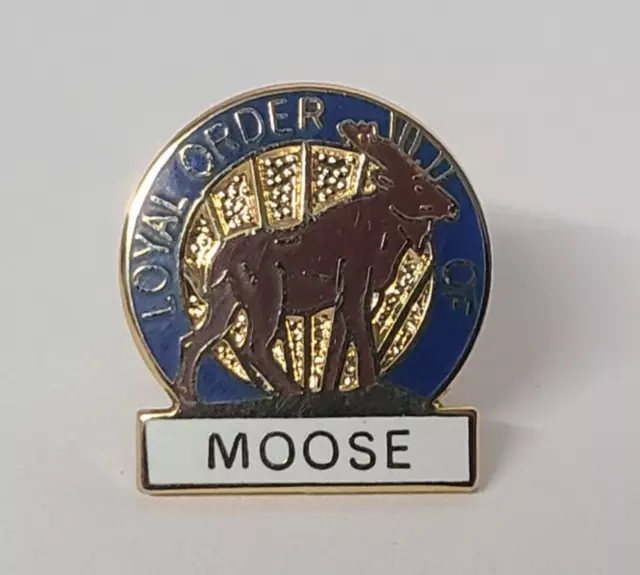 Loyal Order of Moose Lapel Hat Pin or Tie Tack - NICE!