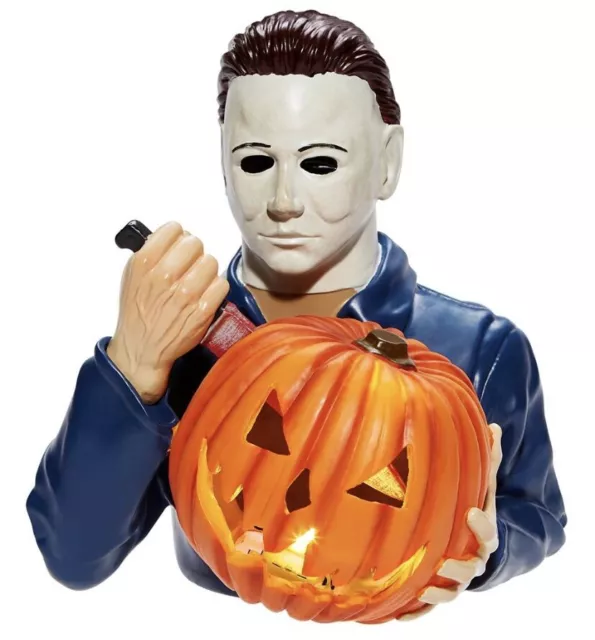 *SAME DAY SHIP* Michael Myers Statue Led Light Up Resin Home Decor Battery