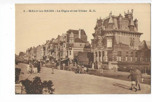 59  Malo Les Bains  La Digue Et Les Villas