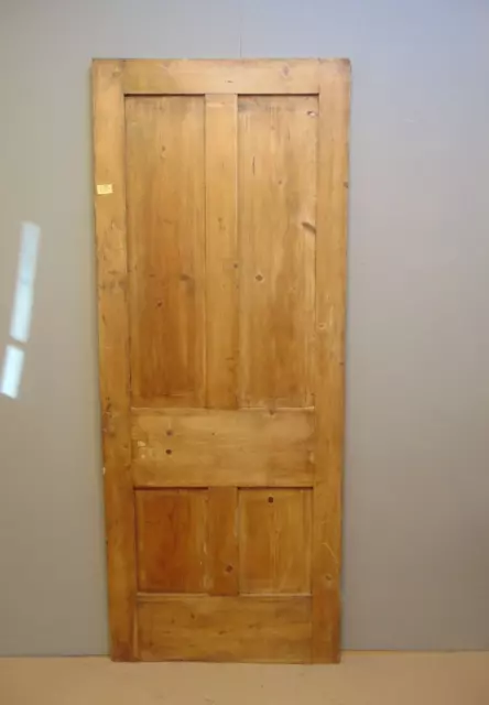 Door Reclaimed Pine Victorian 4 Panel Internal 31 3/4" x 79 1/2" Door  ref 333D