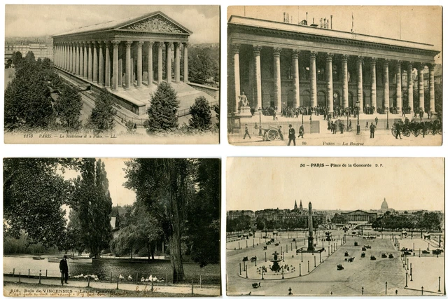 CPA 75 Paris Lot of 10 Cards