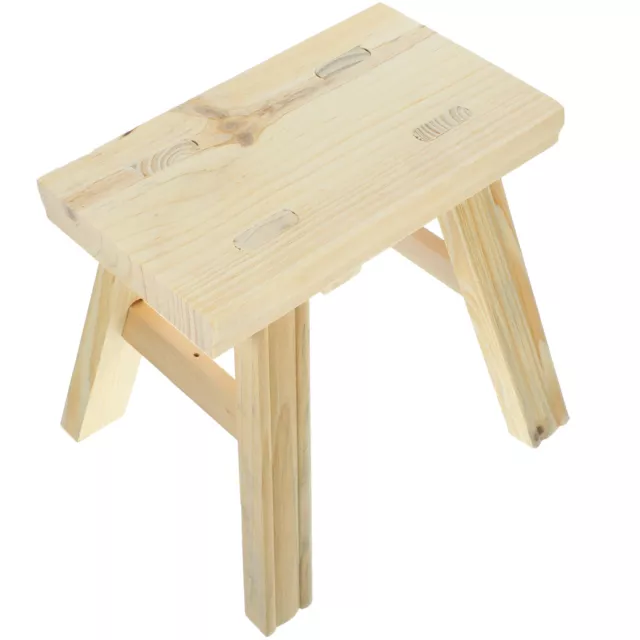 Muebles de madera para exteriores taburete de madera uso doméstico sala de estar zapatos