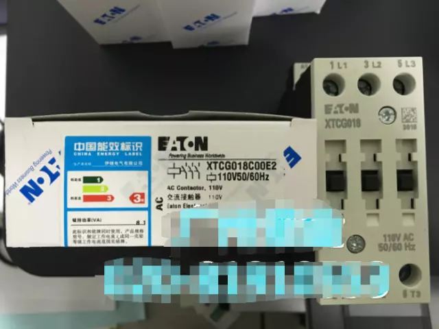1PC New Eaton Moeller XTCG018C00E2 Contactor 110VAC In Box Brand