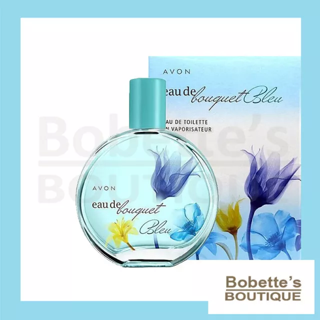 EAU DE BOUQUET BLEU AVON Eau de Toilette pour Elle Vaporisateur 50 ML