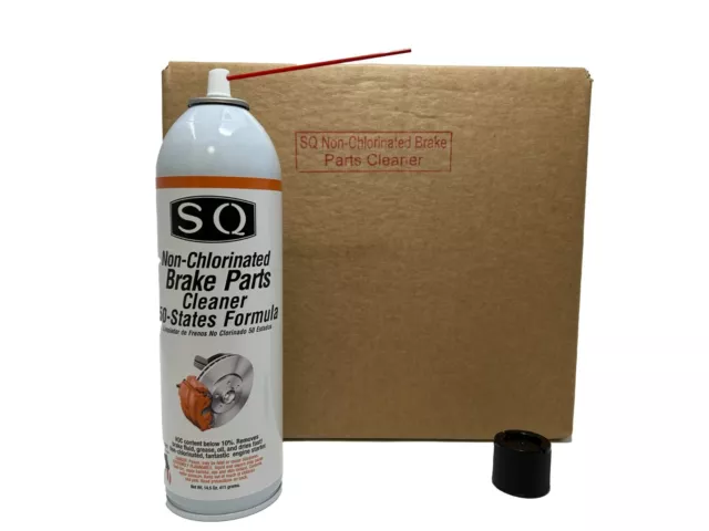 SQ Non Chlorinated Brake Parts Cleaner, 50 State Compliant, 14.5 Oz per can