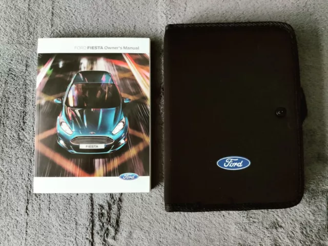 Genuine Ford Fiesta  2013-2017 Owners Manual Handbook Audio Manual Wallet Y-347