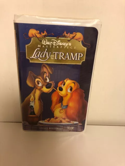 Lady and the Tramp, Walt Disney Masterpiece Collection (VHS, 1998, Clam Shell)