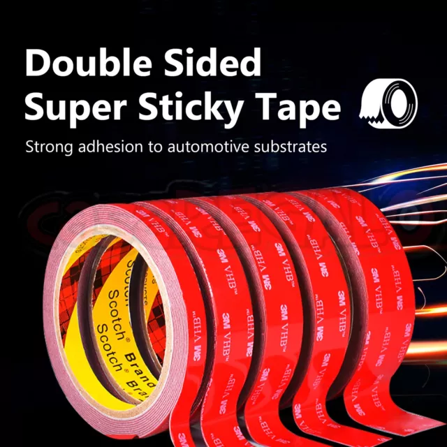 3M Strong Permanent Double Sided Super Sticky Versatile Roll Tape For Vehicle AU