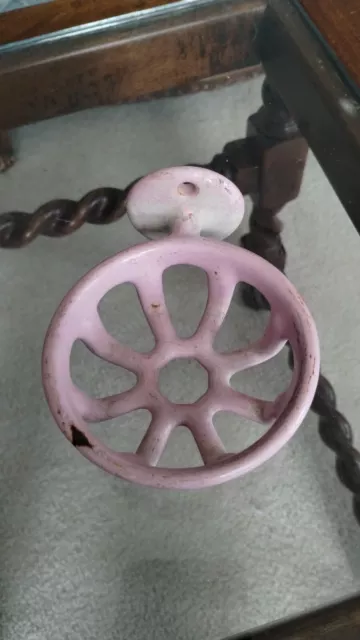 Vintage Pink Porcelain Bathroom Cup Holder