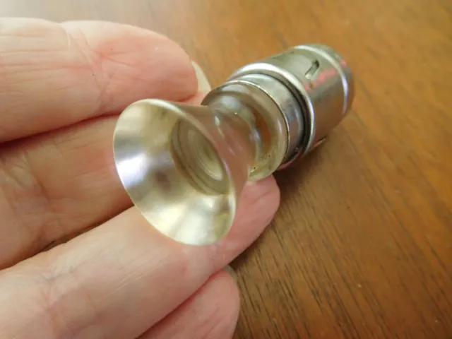 1950s Santay Lucite Glow Knob Automatic Cigar Cigarette Lighter Vintage