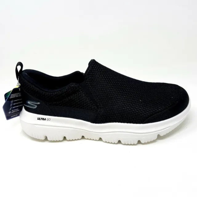 Skechers Go Walk Evolution Ultra Impeccable Black White Mens Size 7 Shoes