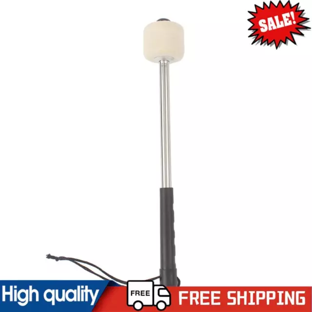 Bass Drum Mallet Felt Head Drum Sticks with Hanging Rope Convenient for Drummers
