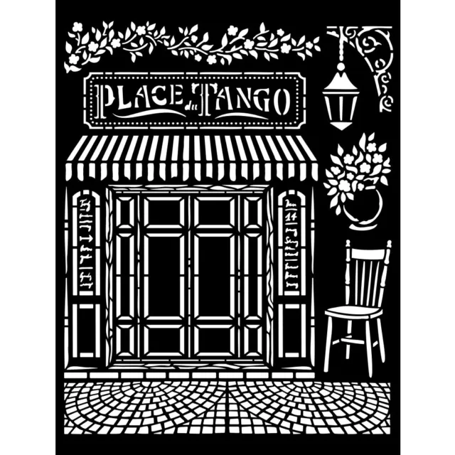 Plantilla Stamperia 7,87""X9,84""-Place Tango, Desire