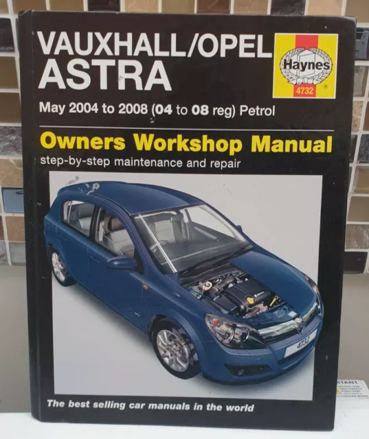 Vauxhall Opel Astra H Mk5 (2004-2008) Haynes Owners Workshop Manual