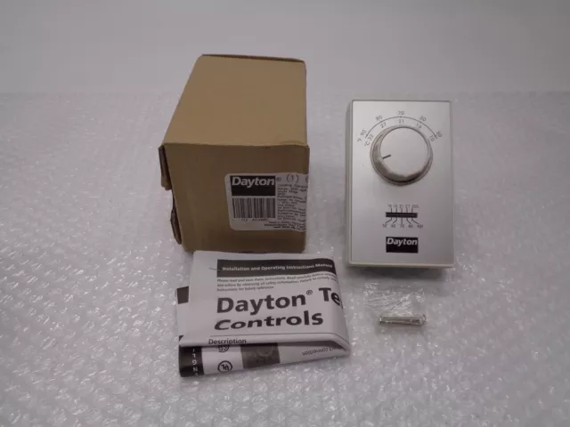 Dayton 6Gvx8C Line Volt Mechanical Tstat Nsmp 2