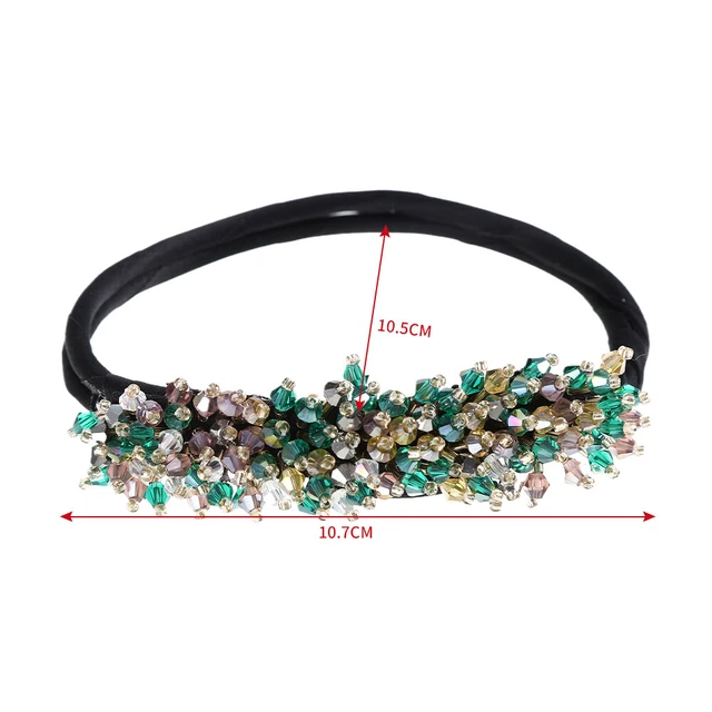 Flower Hair Bun Ball Head Bridal Rhinestone Hairpin Female Clip Twist Magic Tool