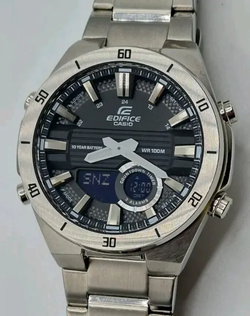 Casio Edifice Men's Watch Analog Digital Stainless Steel Bracelet ERA-110D-1A