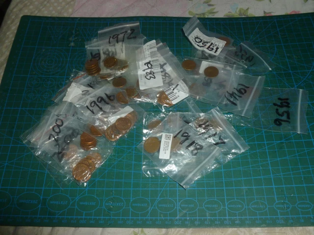 job lot of american pennies(cent) various rare dates see description
