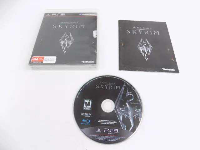 Mint Disc Playstation 3 Ps3 The Elder Scrolls V 5 Skyrim Free Postage